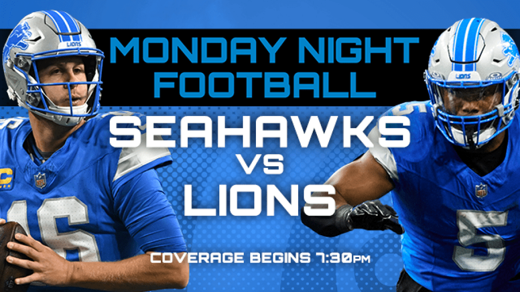 Lions vs Seahawks MNF Betting&nbsp;Sheet