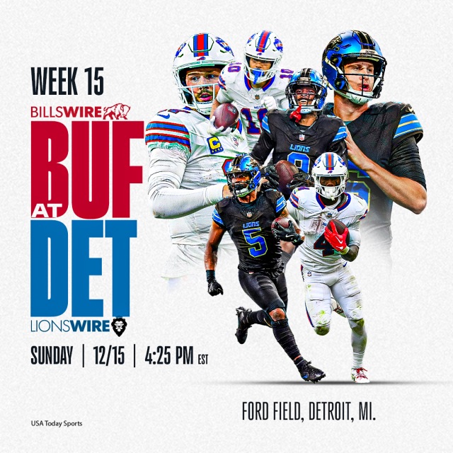 Bills at Lions Betting&nbsp;Sheet