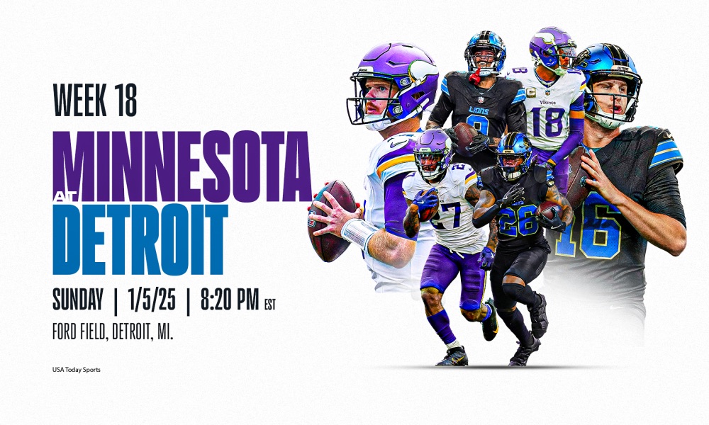 Vikings at Lions Betting&nbsp;Sheet